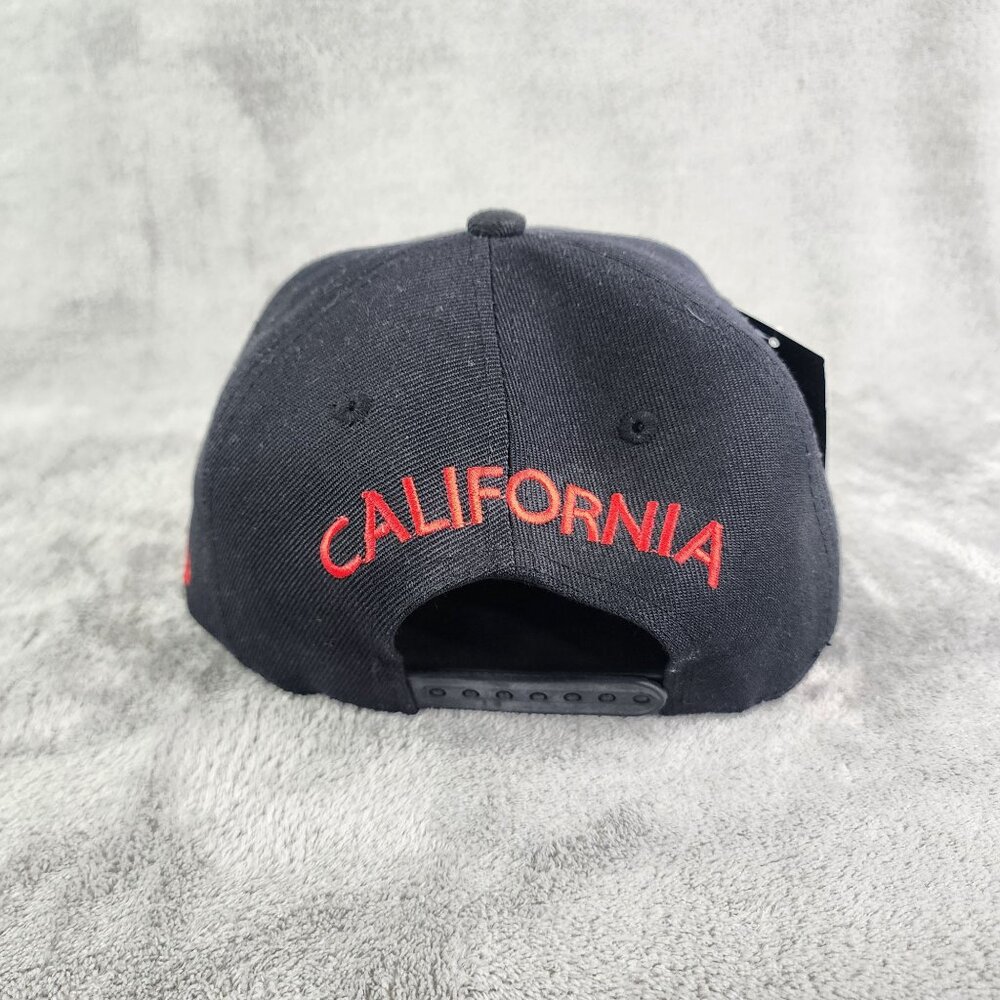 California Republic Snapback Hat California Bear Design Rasta One Size Fits All - Picture 7 of 7